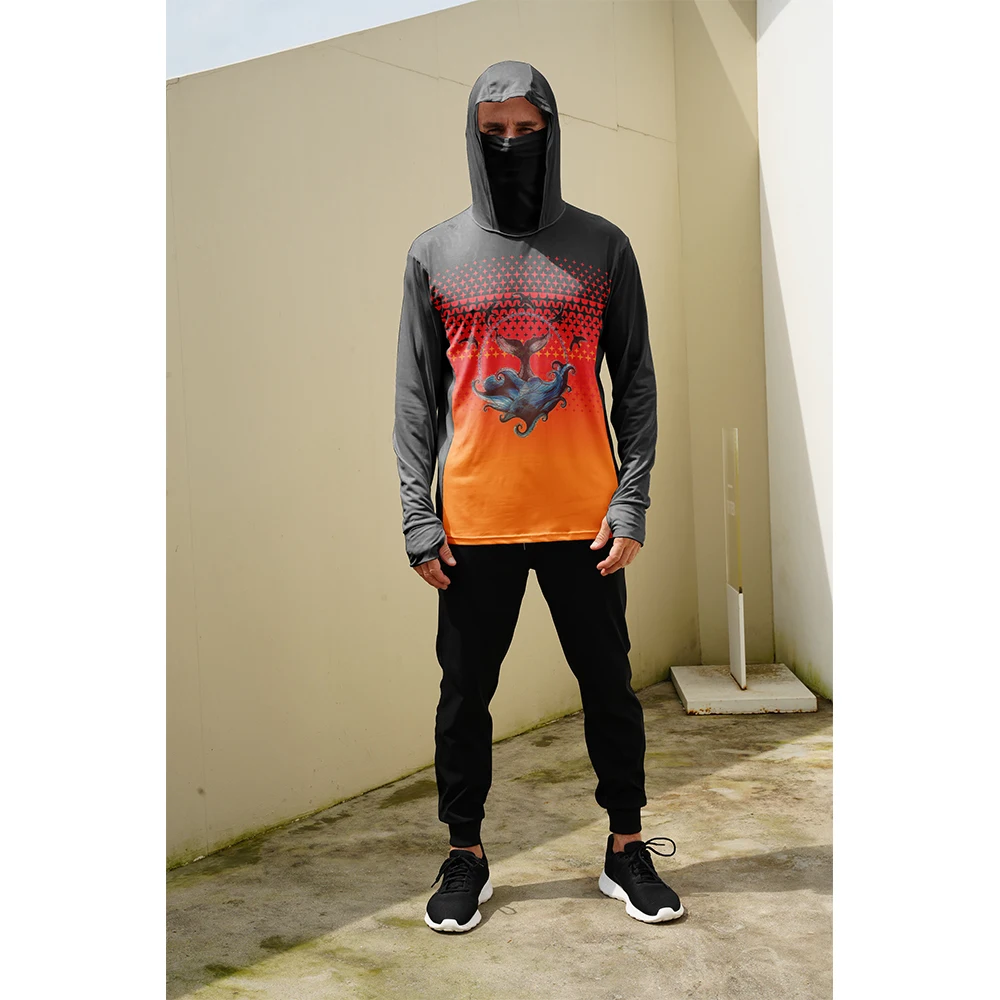 Embellish Knit - Fishing Shirts Men Sun Protection Hoodie