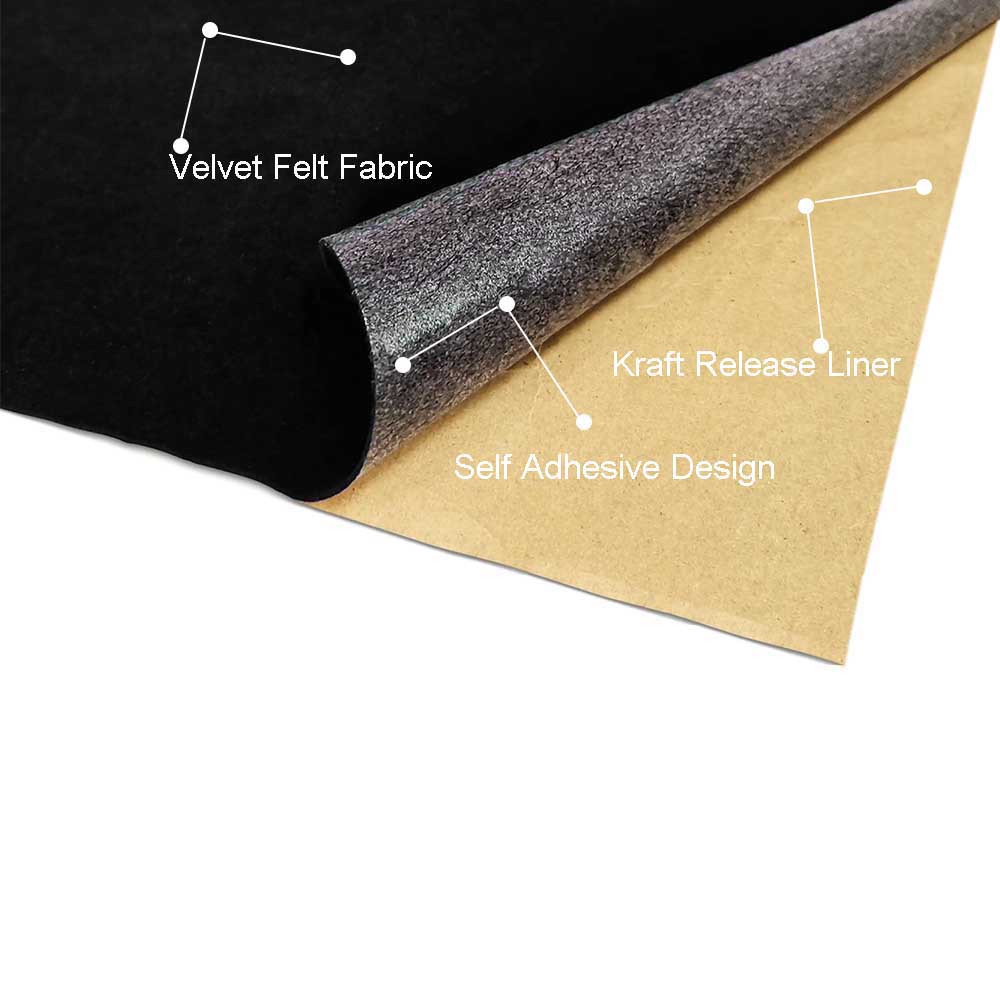 1 Roll 45 X 148cm Self-adhesiv - Velvet Ribbon Roll ulasan dan harga