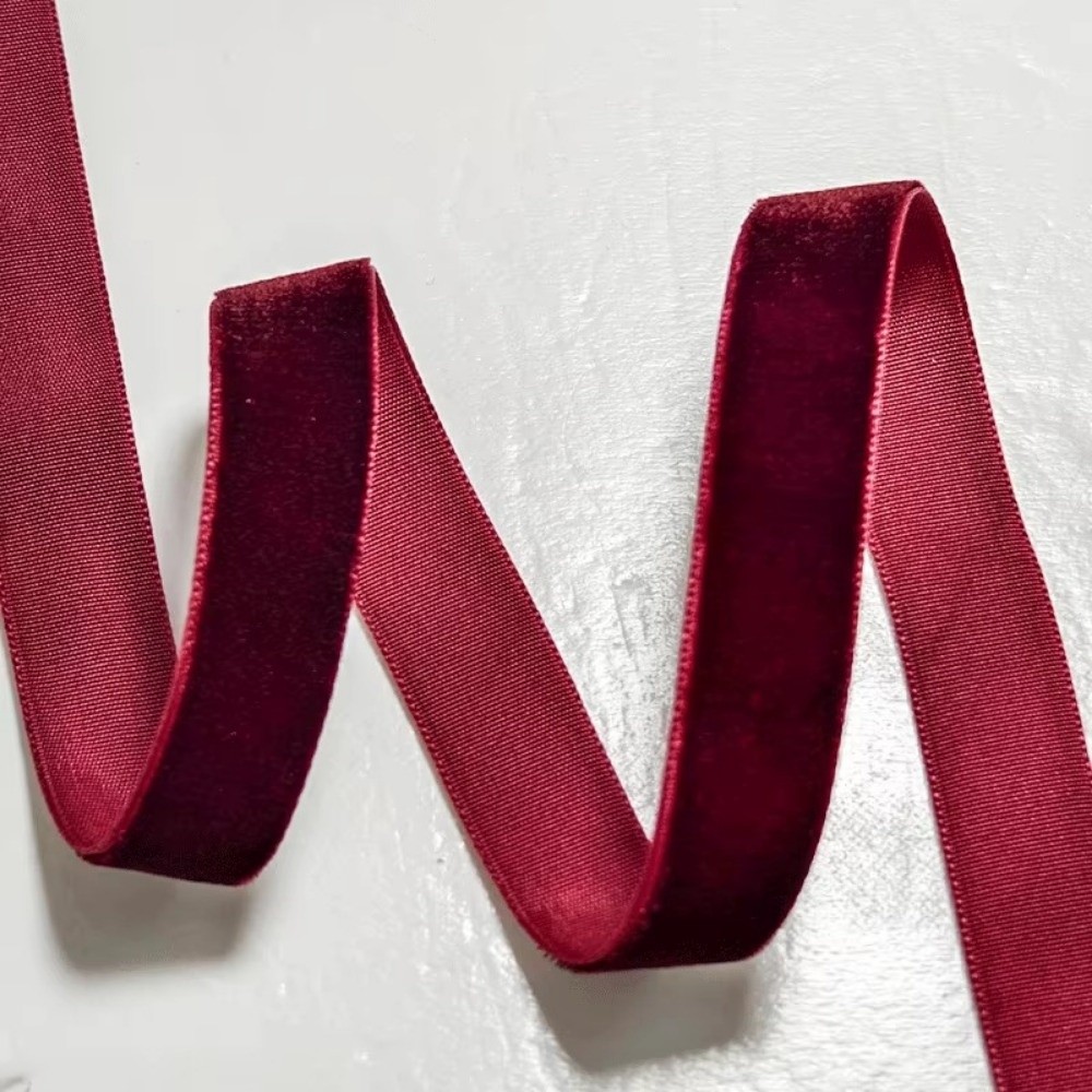 5 Yards/Roll Velvet Ribbon DIY - Velvet Ribbon Roll ulasan dan harga