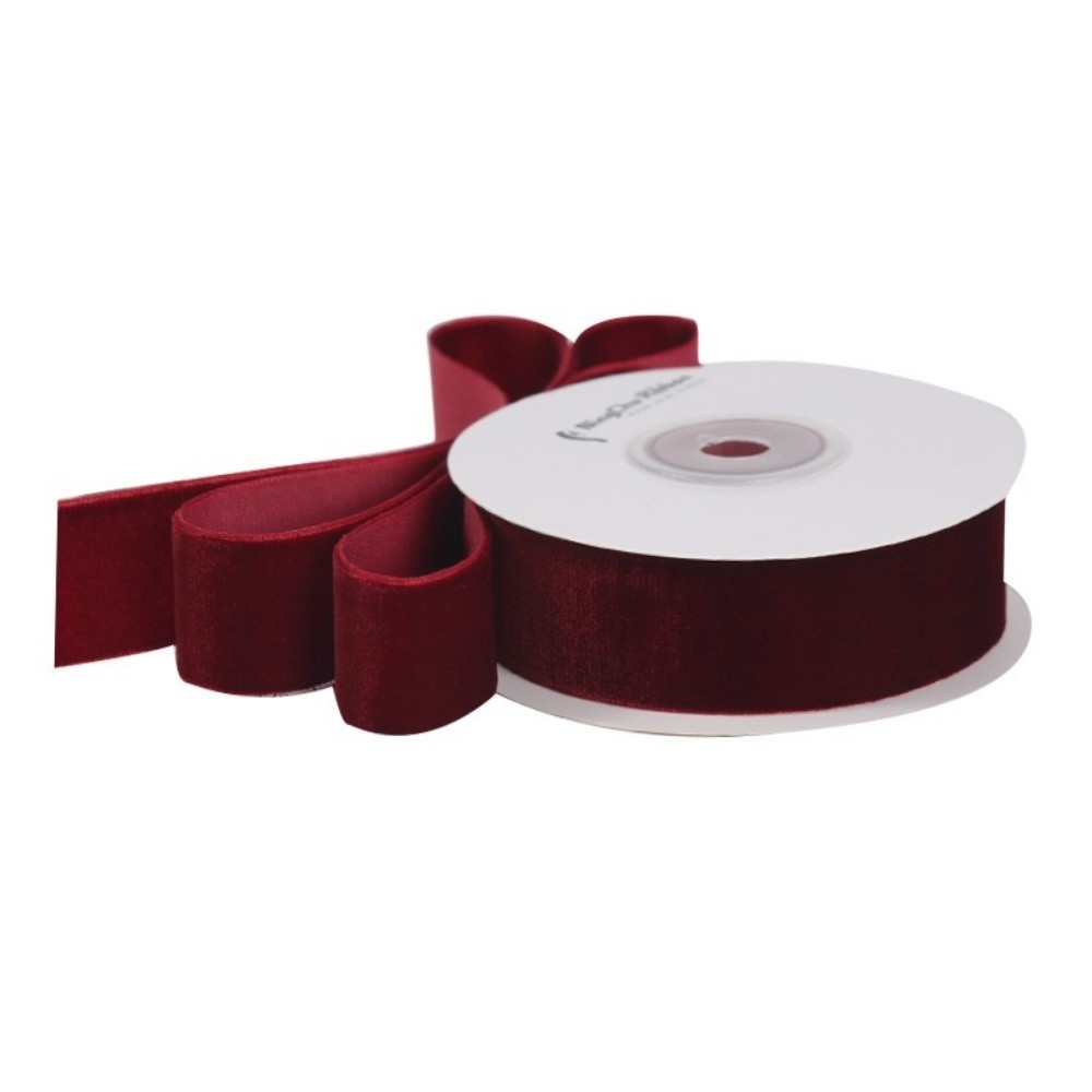 5 Yards/Roll Velvet Ribbon DIY - Velvet Ribbon Roll ulasan dan harga