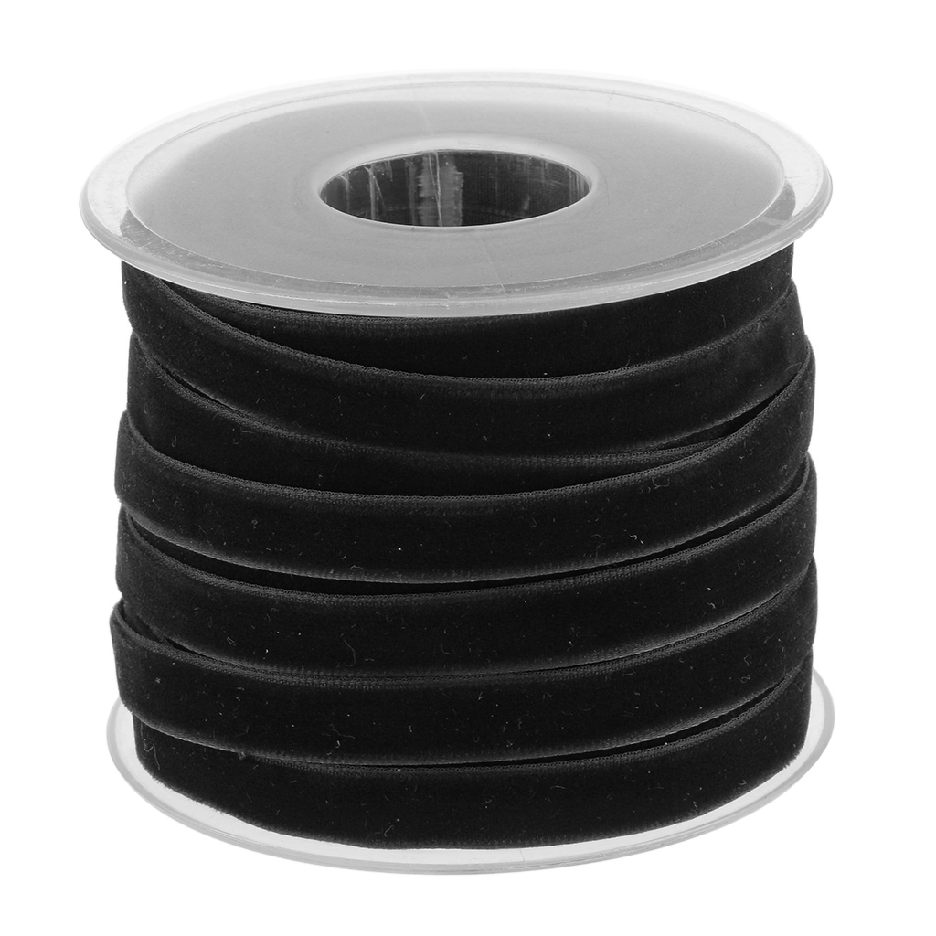 20 Yard 10mm Wide Velvet Ribbo - Velvet Ribbon Roll ulasan dan harga