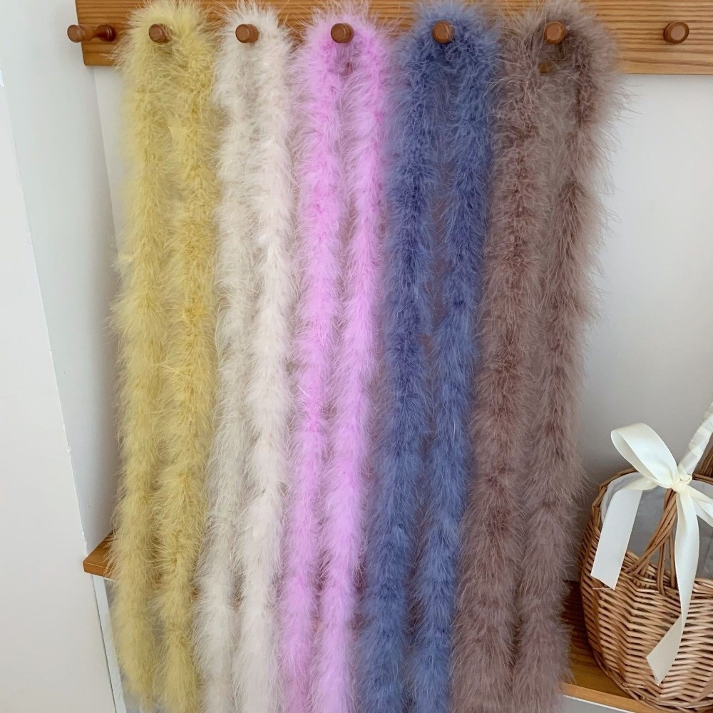 2 Meter Marabou Feather Boa Fa - Feather Trim Marabou ulasan dan harga