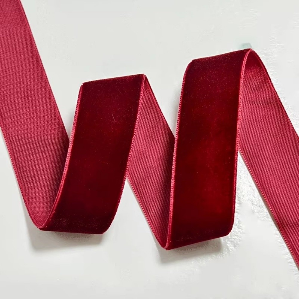 5 Yards/Roll Velvet Ribbon DIY - Velvet Ribbon Roll ulasan dan harga