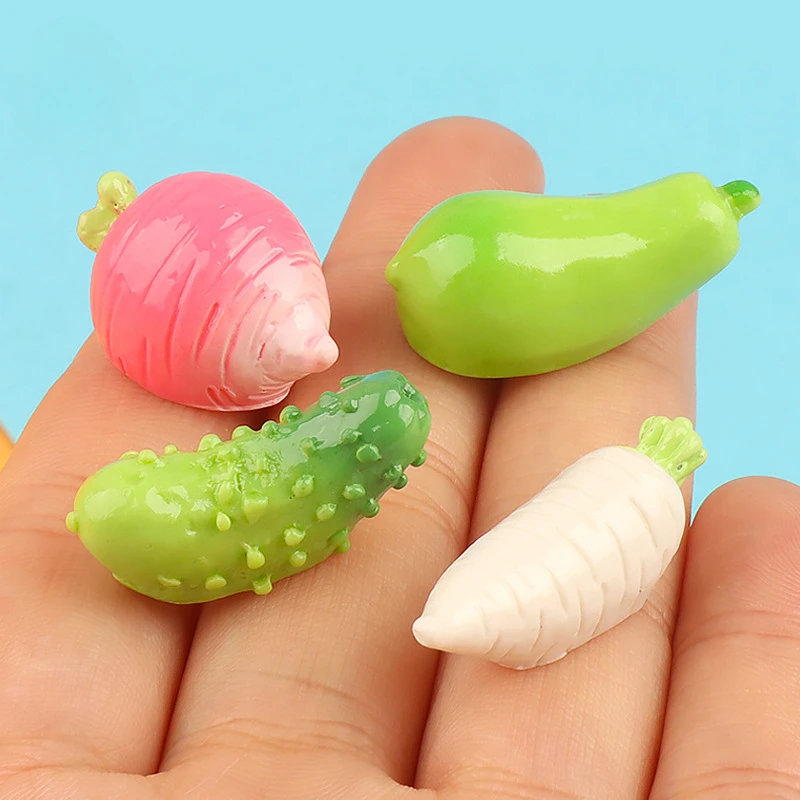 Kawaii Resin Mini Vegetable Fa - Christmas Craft Embellishment ulasan dan harga
